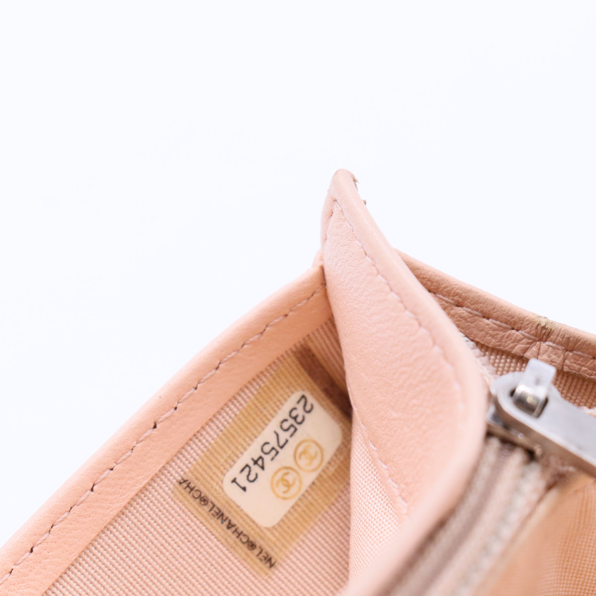 Camellia Embossed Long Wallet