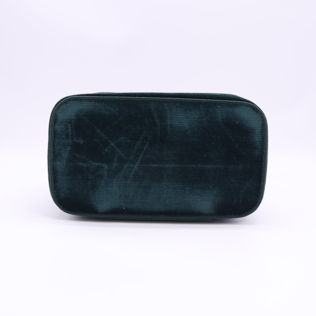Embroidered Velvet Diortravel Case vanity bag Twins B24622