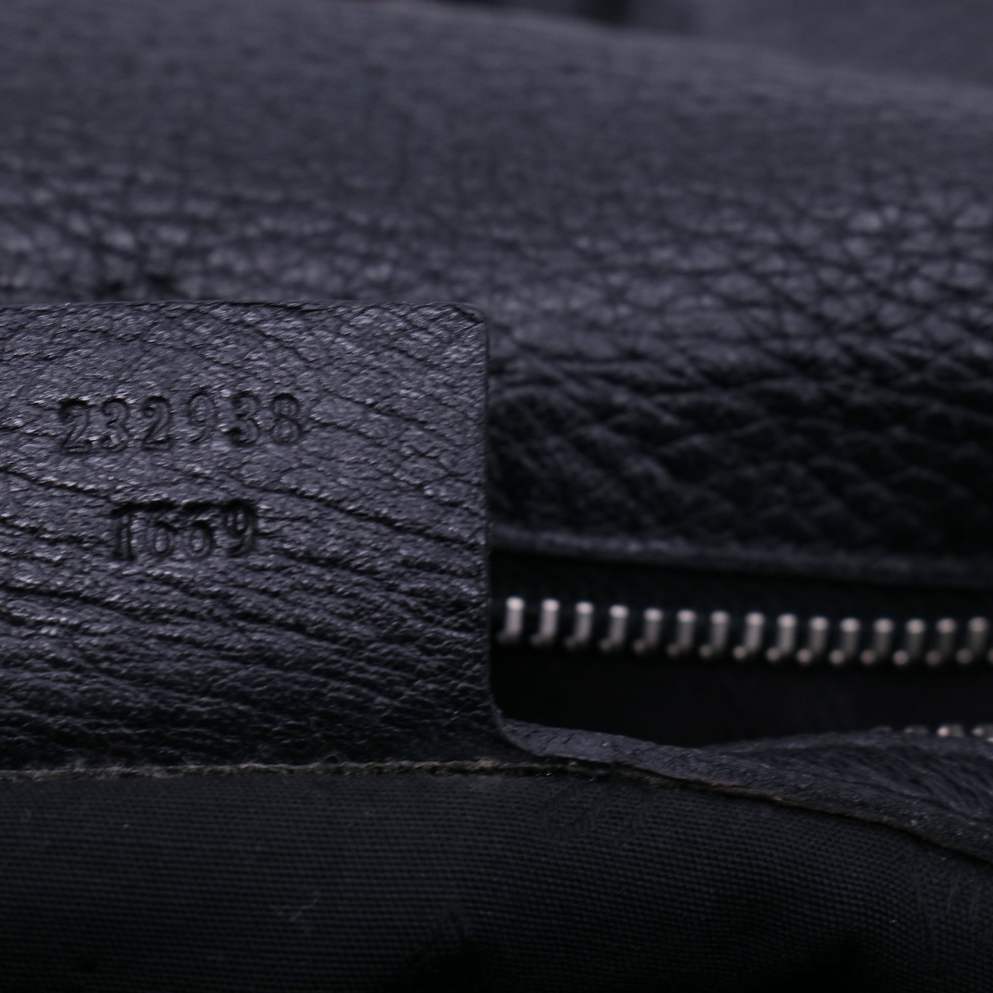 Gucci Black Leather Croisette Bamboo Evening Bag twins LDJ3946