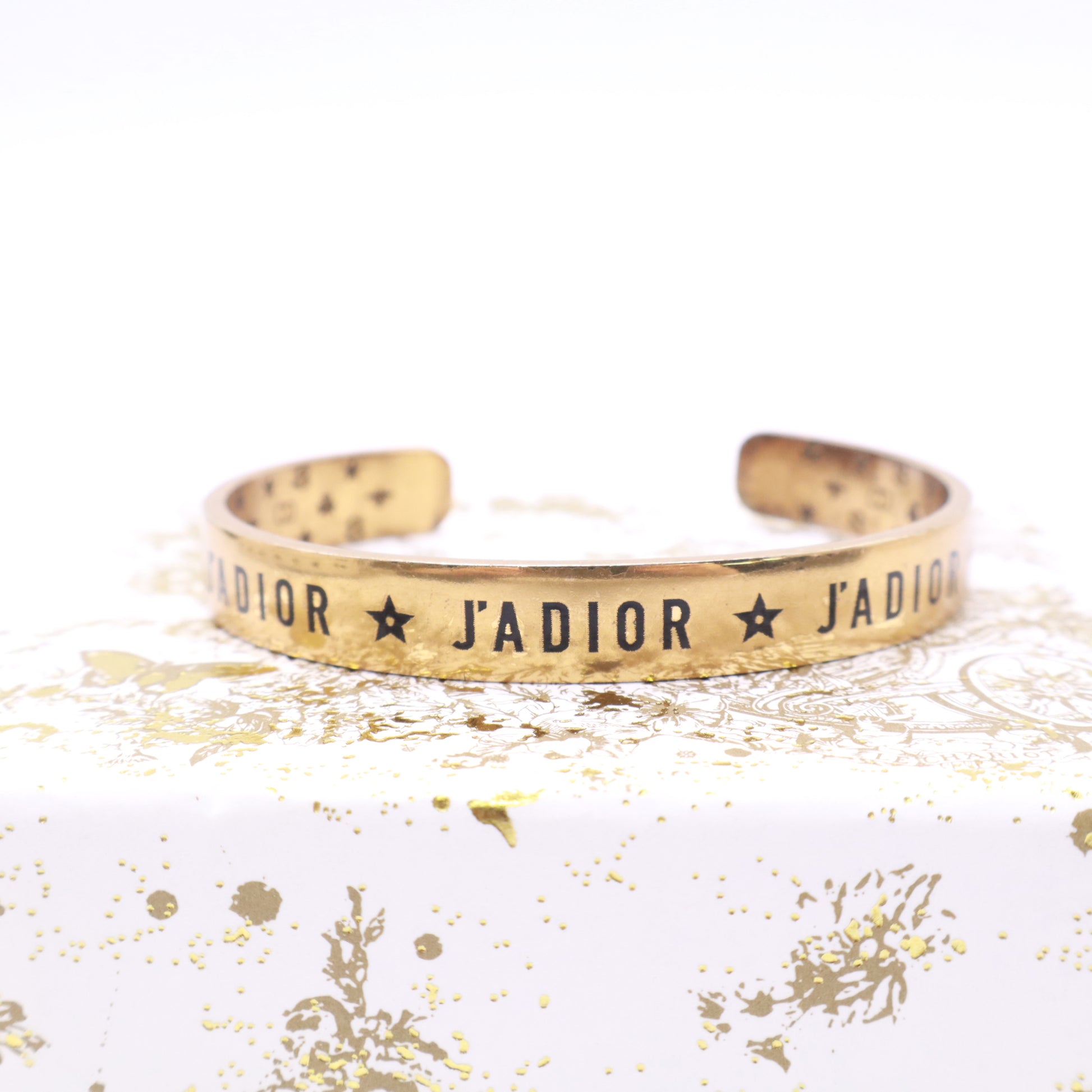 Christian Dior Enamel J'Adior Cuff Bracelet twins LDZ744