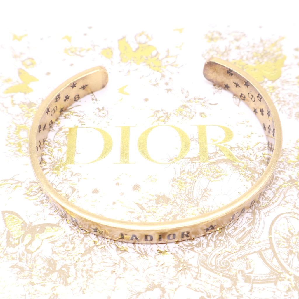 Christian Dior Enamel J'Adior Cuff Bracelet twins LDZ744