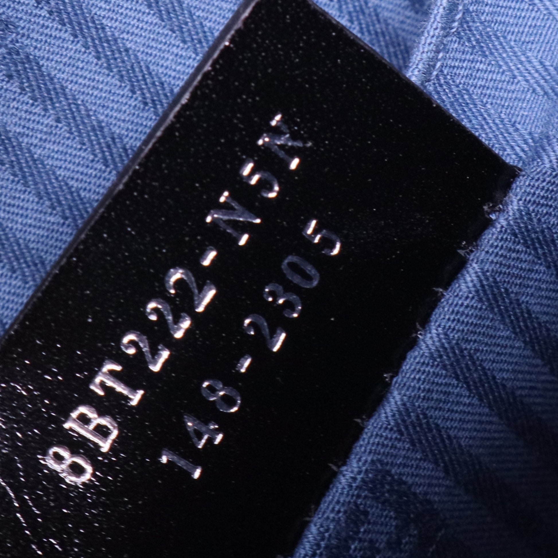 Cobalt/Milk Saffiano Leather Demi Jour Shoulder Bag