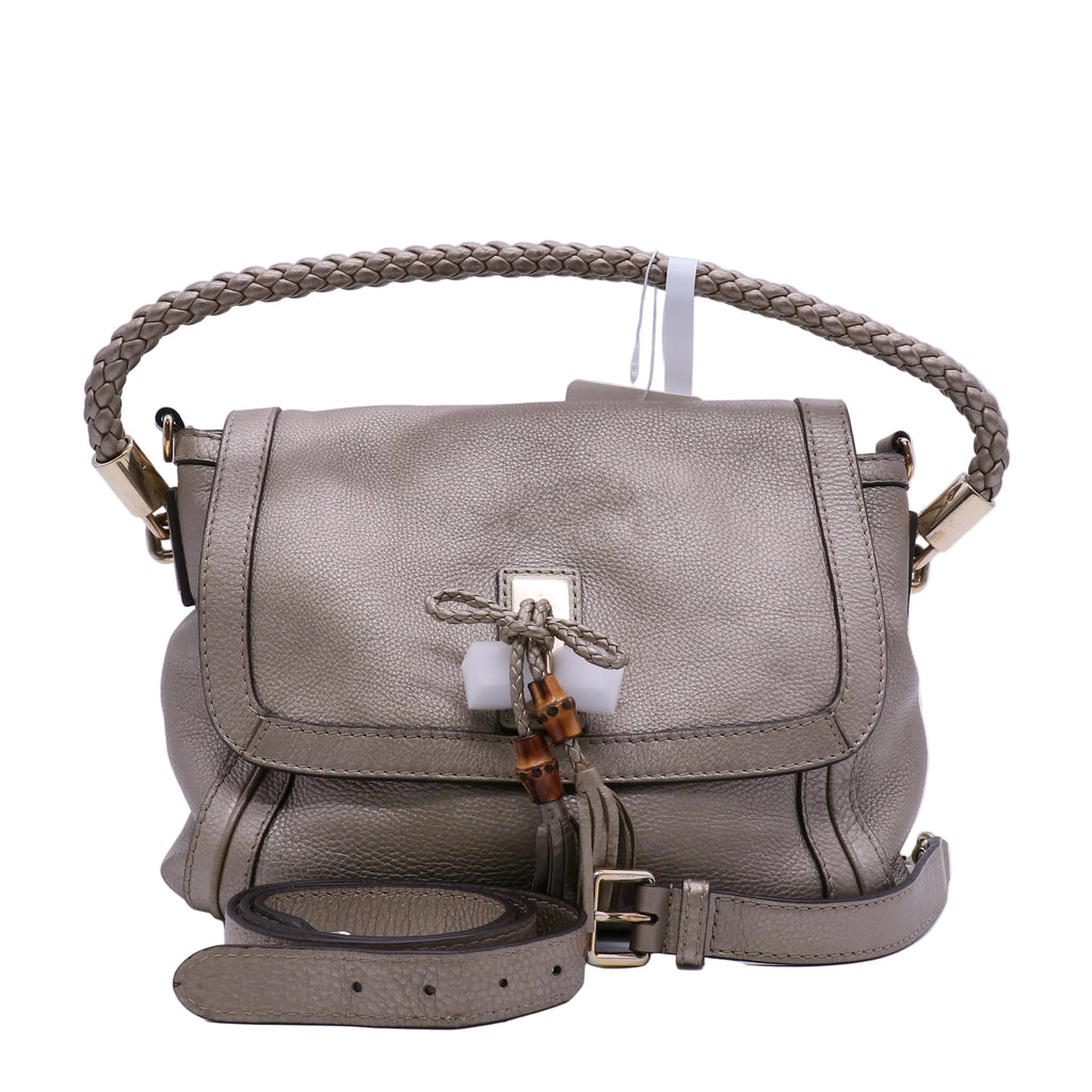 Bella Flap Shoulder Bag Leather Medium  B21342