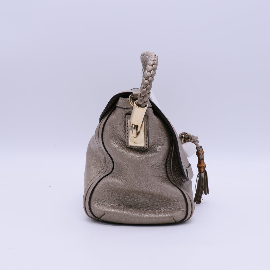Bella Flap Shoulder Bag Leather Medium  B21342