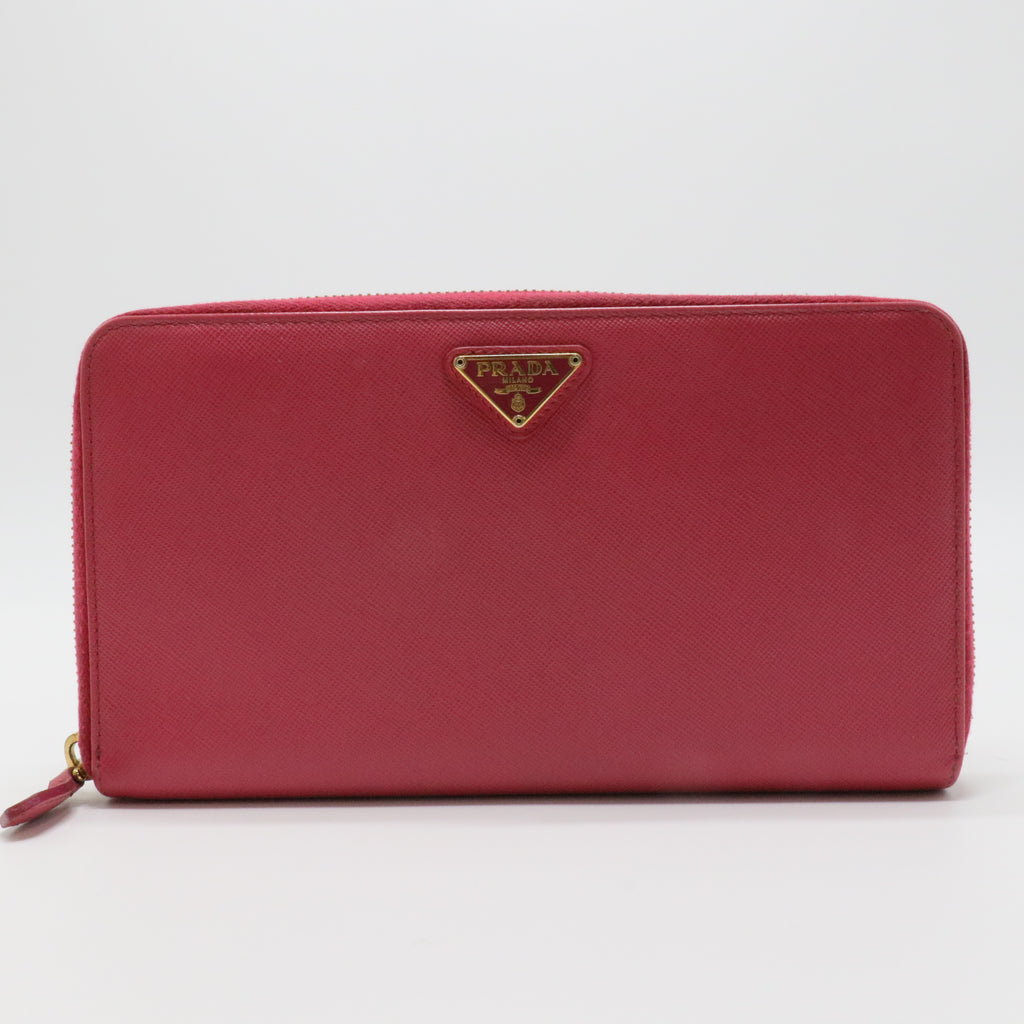 Tessuto Nylon Zip Around Wallet