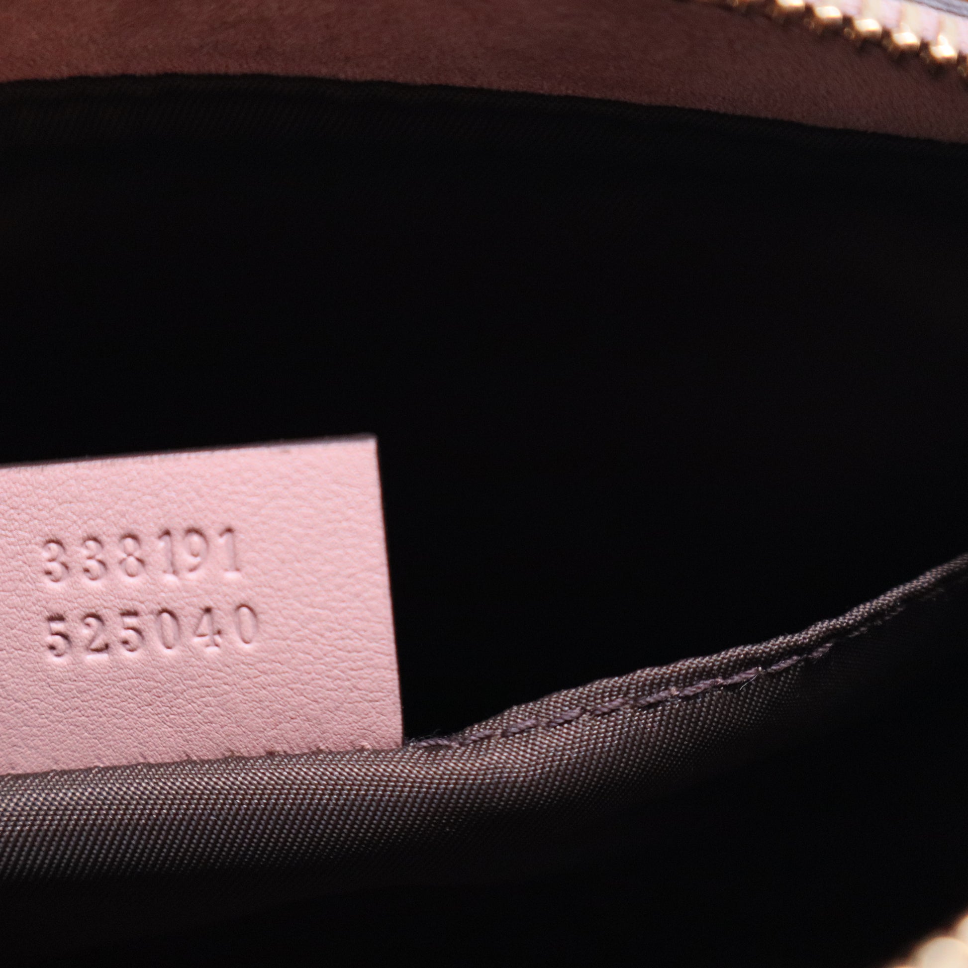 Soho Cosmetic Pouch Patent Beige Leather Logo B21039