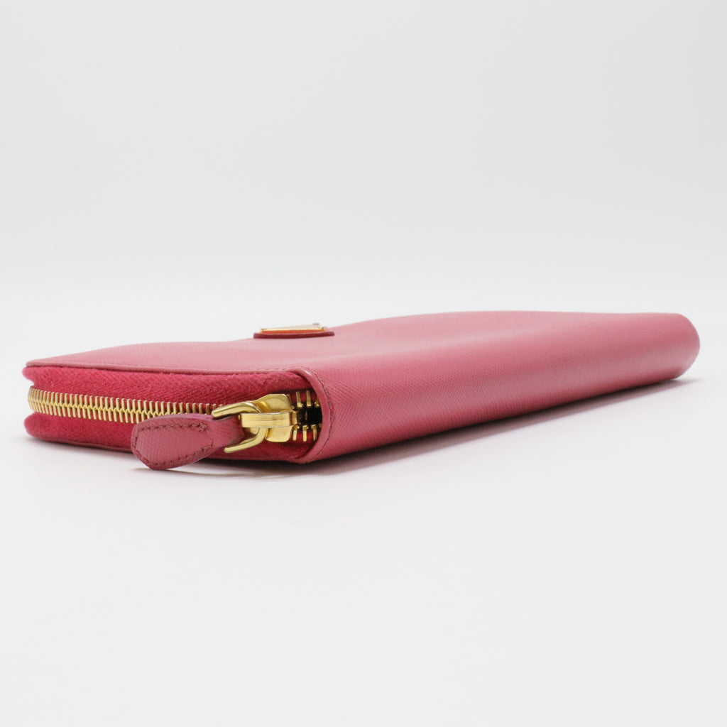 Tessuto Nylon Zip Around Wallet