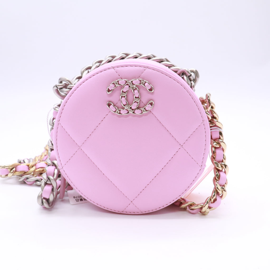 Chanel 19 Round Clutch With Chain twins LDZ732