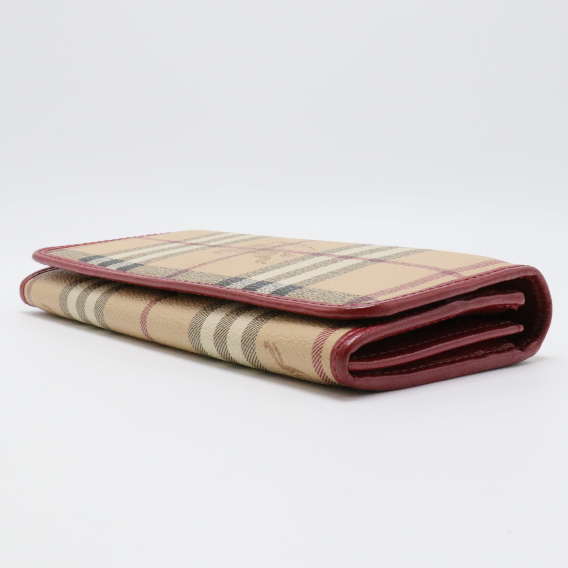 Burberry Haymarket Check Continental Wallet