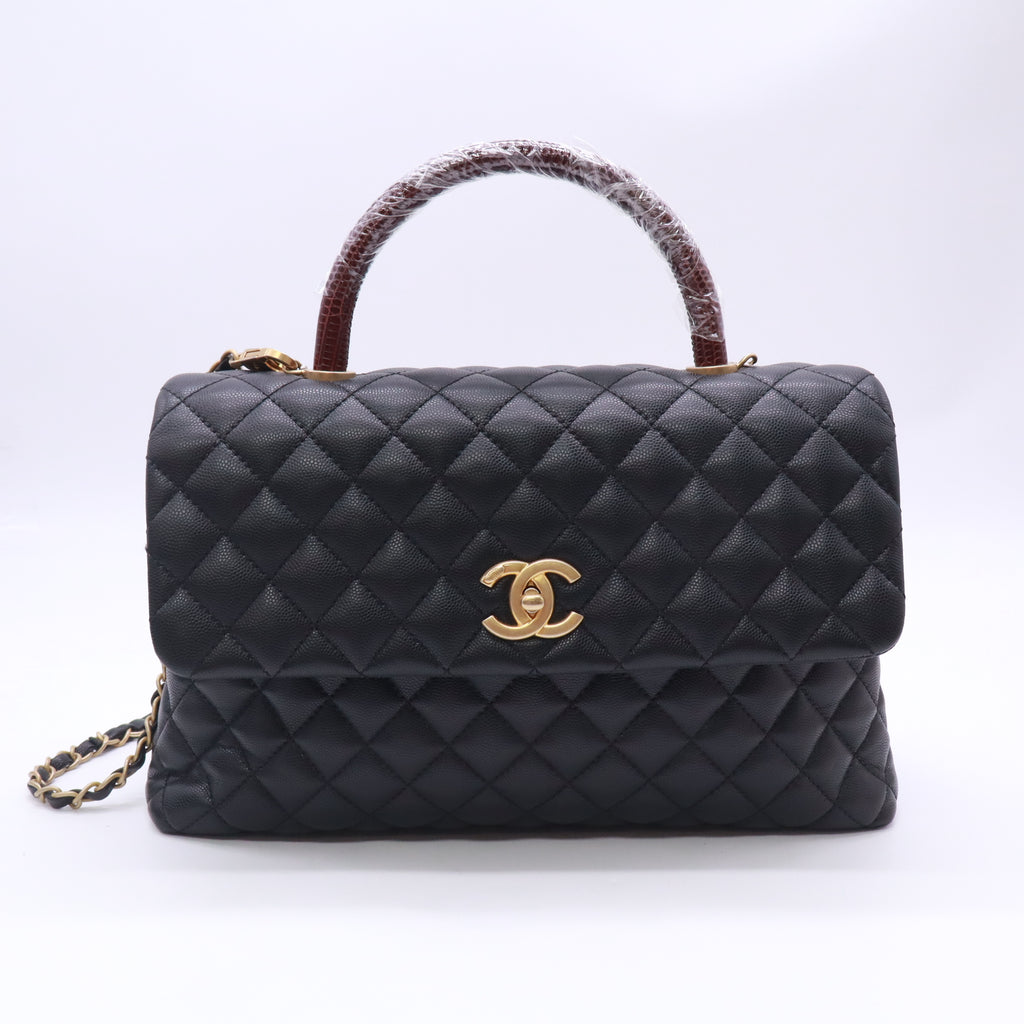 Chanel Coco Handle Bag Maxi twins LDZ729