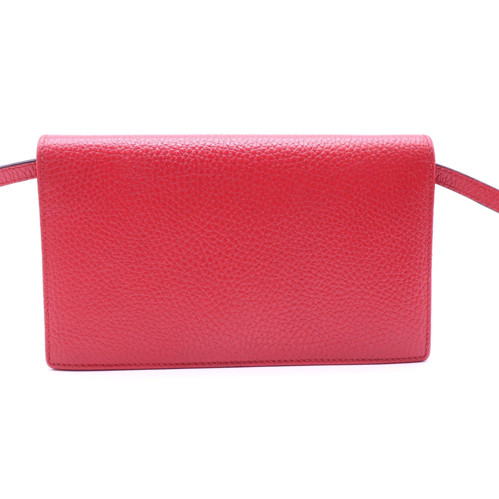 Gucci Swing Leather Wallet On Strap W21201