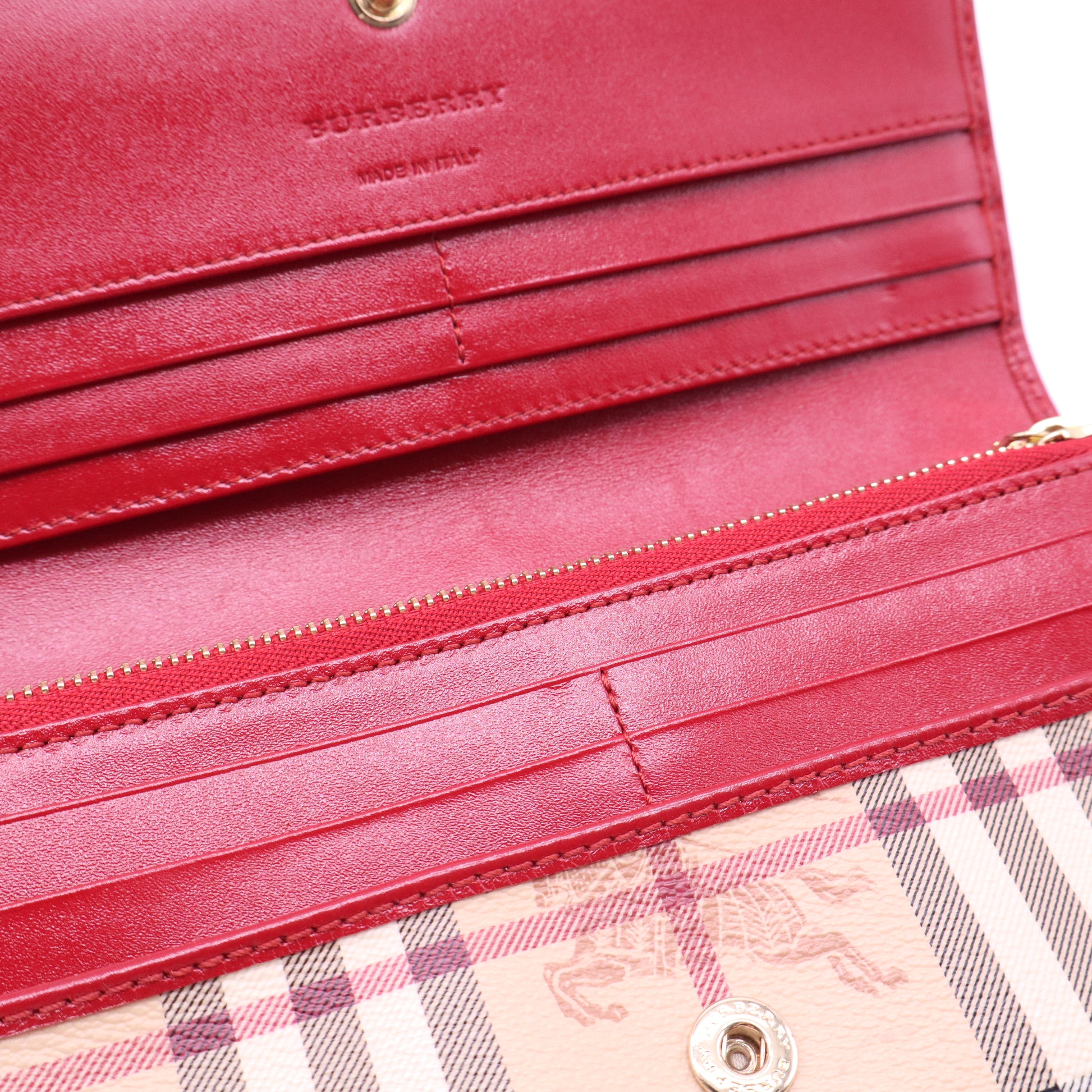 Burberry Haymarket Check Continental Wallet W21274