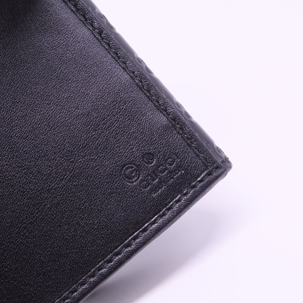 Micro Guccissima Leather Continental Flap Wallet