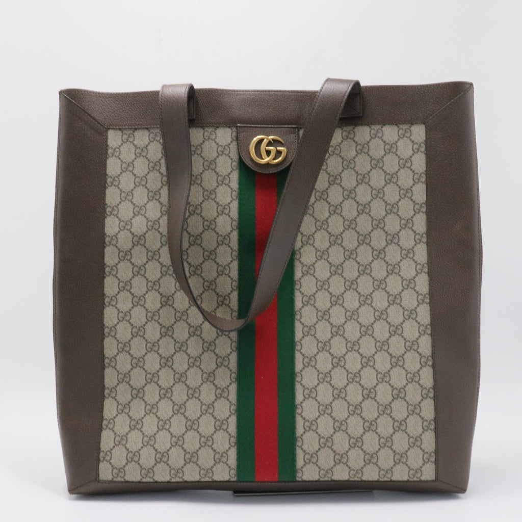 Ophidia Soft Open Tote GG Coated Canvas Large
