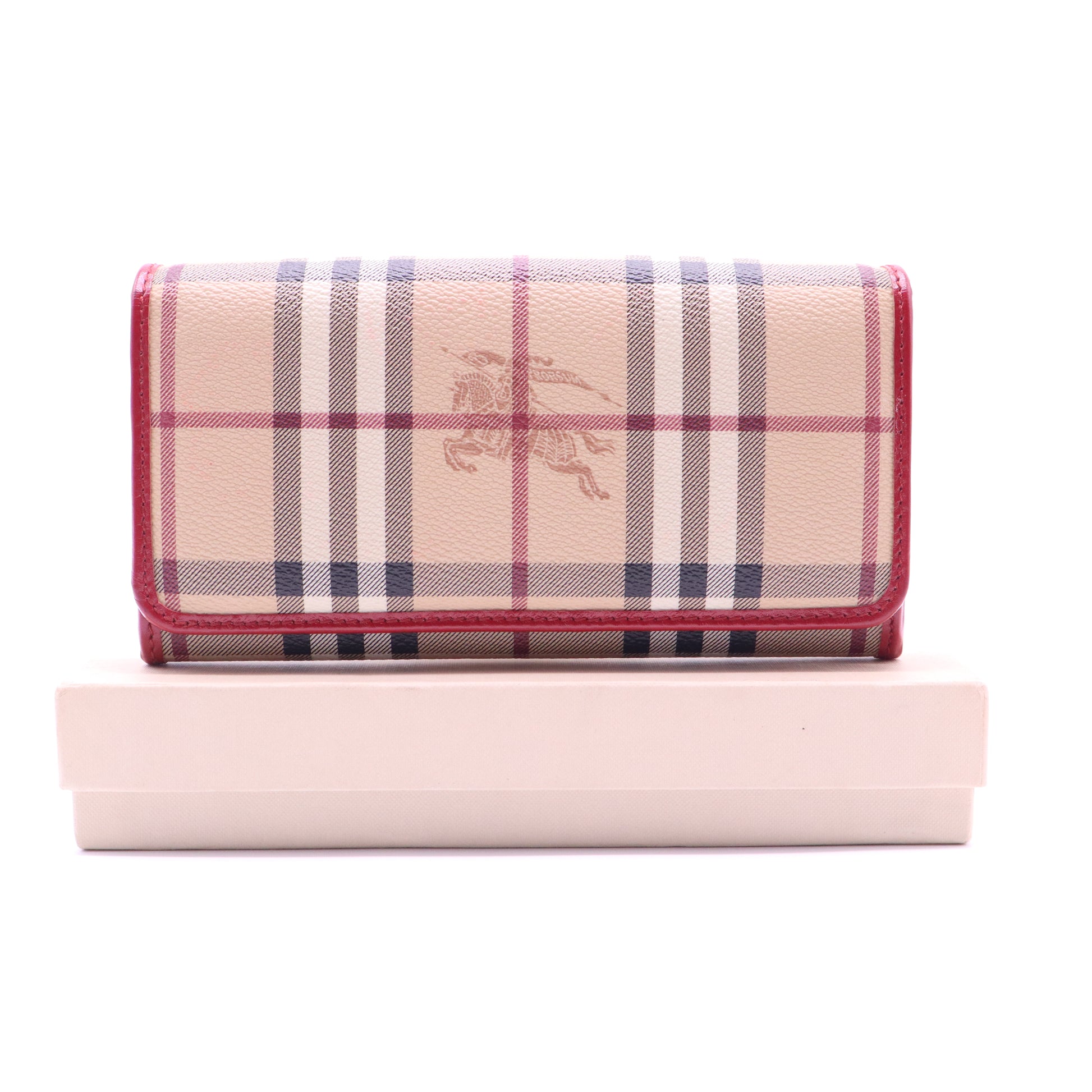 Burberry Haymarket Check Continental Wallet W21274