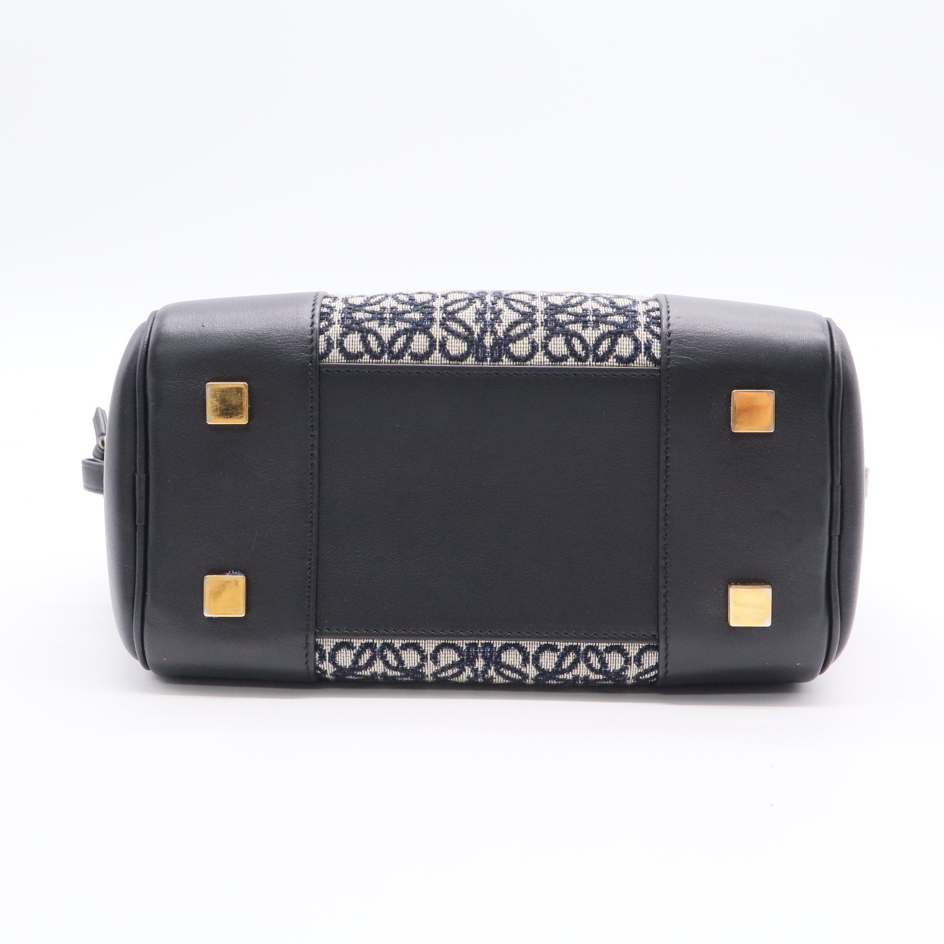 Loewe Jacquard Anagram Calfskin Amazona 19 Black Navy Twins LDJ2635