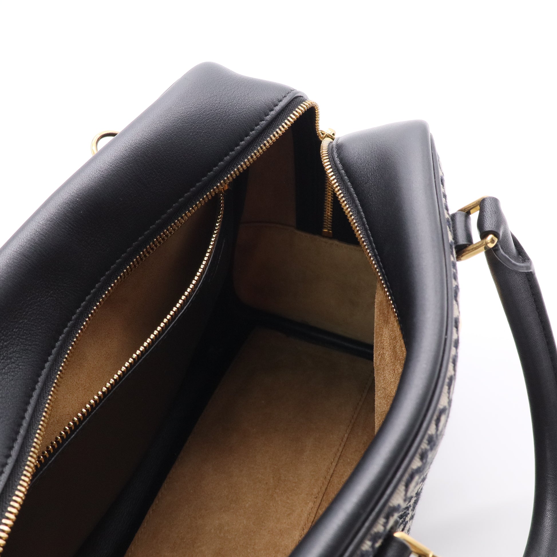 Loewe Jacquard Anagram Calfskin Amazona 19 Black Navy Twins LDJ2635