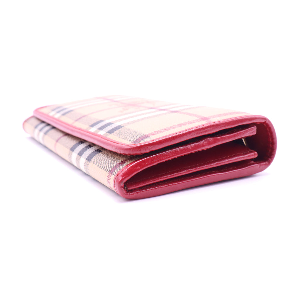 Burberry Haymarket Check Continental Wallet W21274