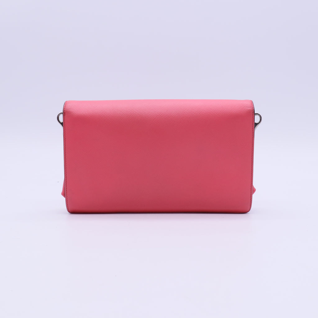 Prada Convertible Sound Bag Vernice Saffiano Leather Mini B21782