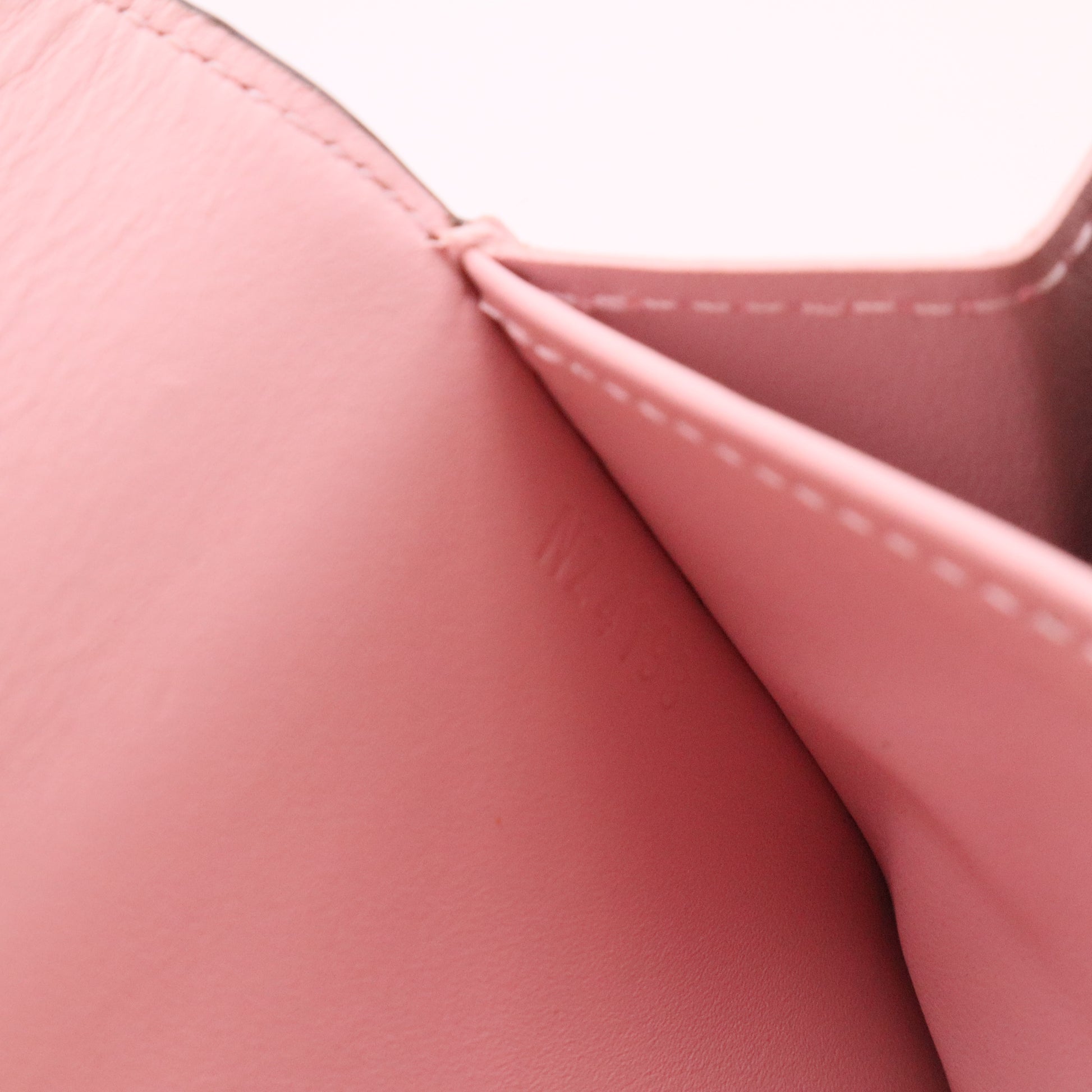 Patent Calfskin Monogram Cherrywood Wallet Rose Ballerine
