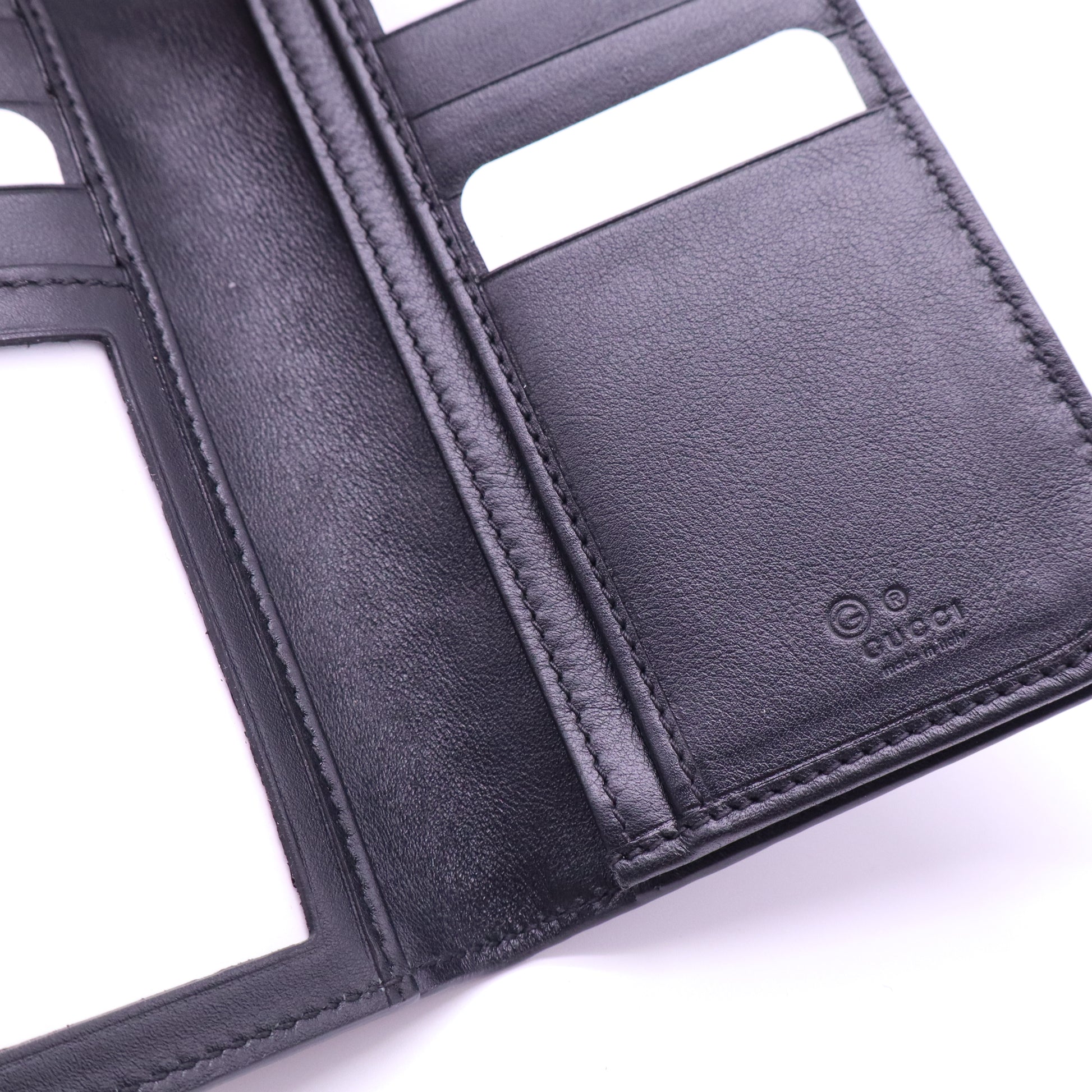Gucci Microguccissima Leather Bi-Fold Long Wallet W21386