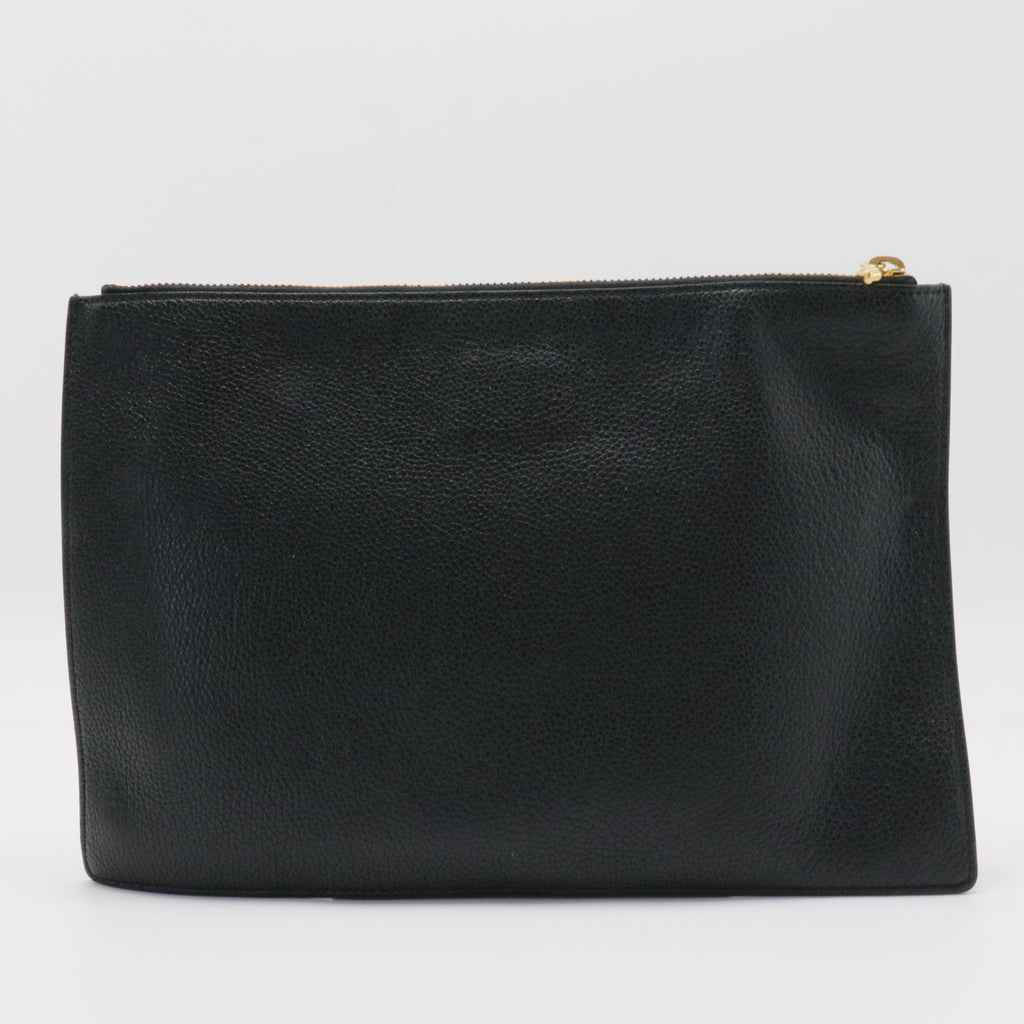 GG Zip Pouch Leather