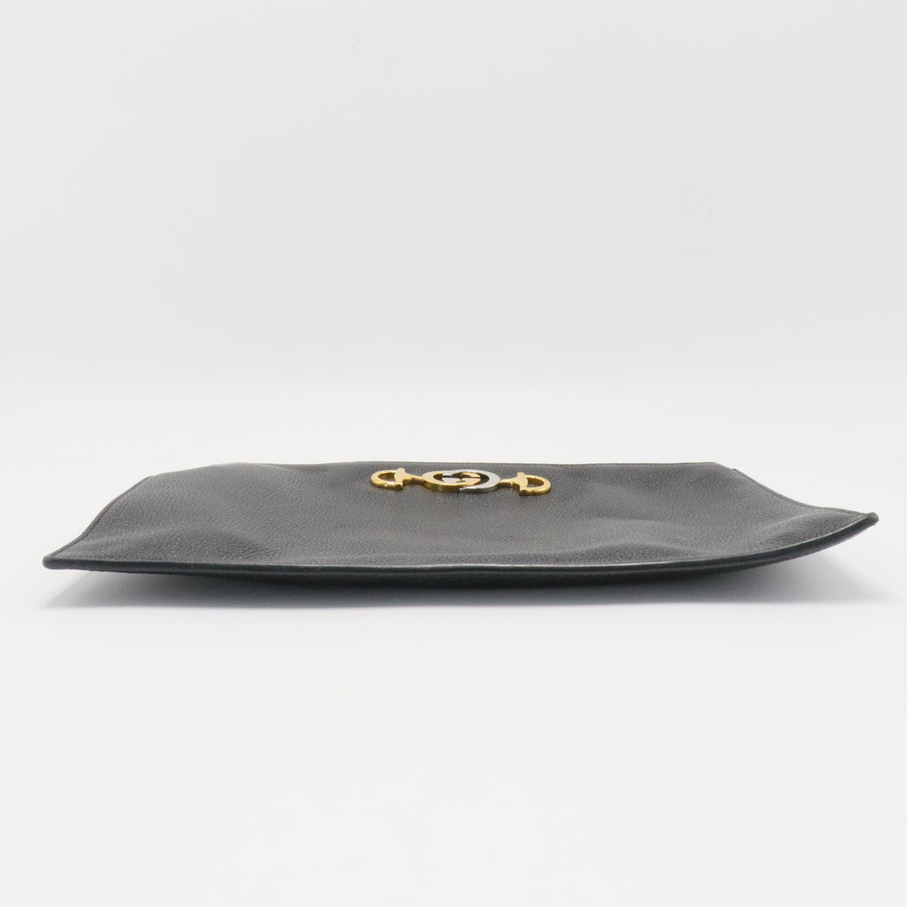 GG Zip Pouch Leather