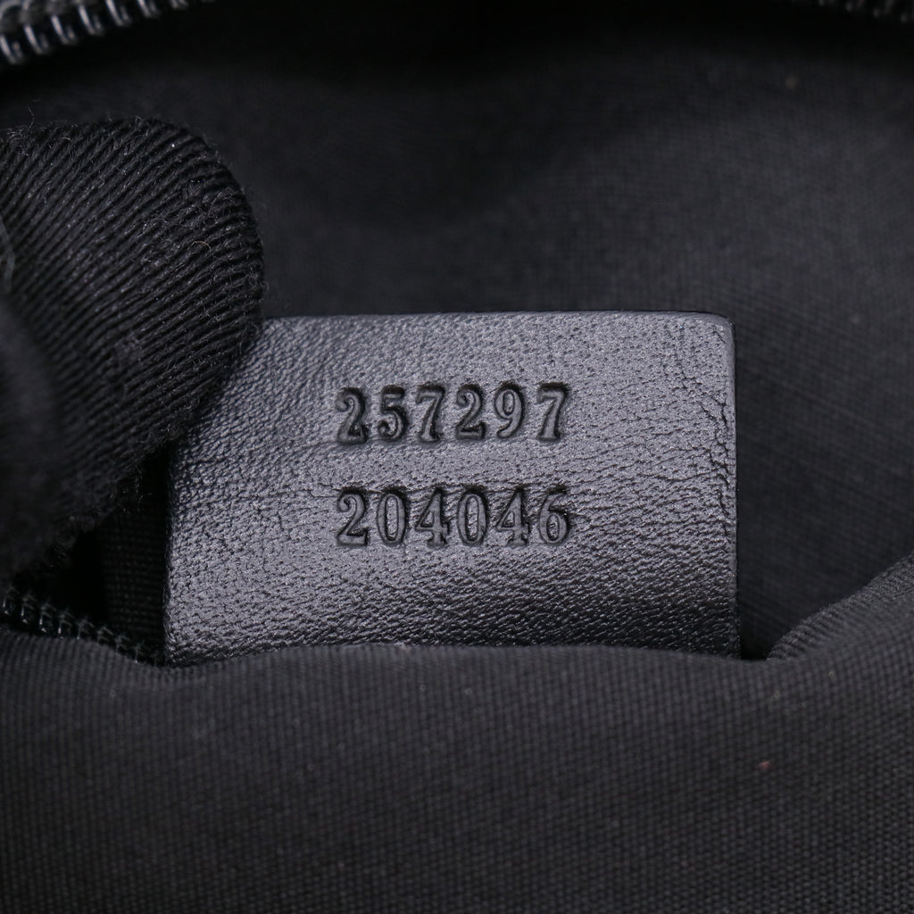 Gucci Green/Black GG Canvas Medium Hobo Bag twins B22939