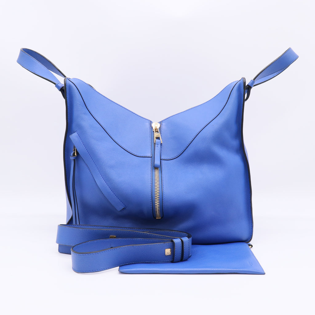 Loewe Tan Calfskin Leather Small Hammock Bag twins B22852