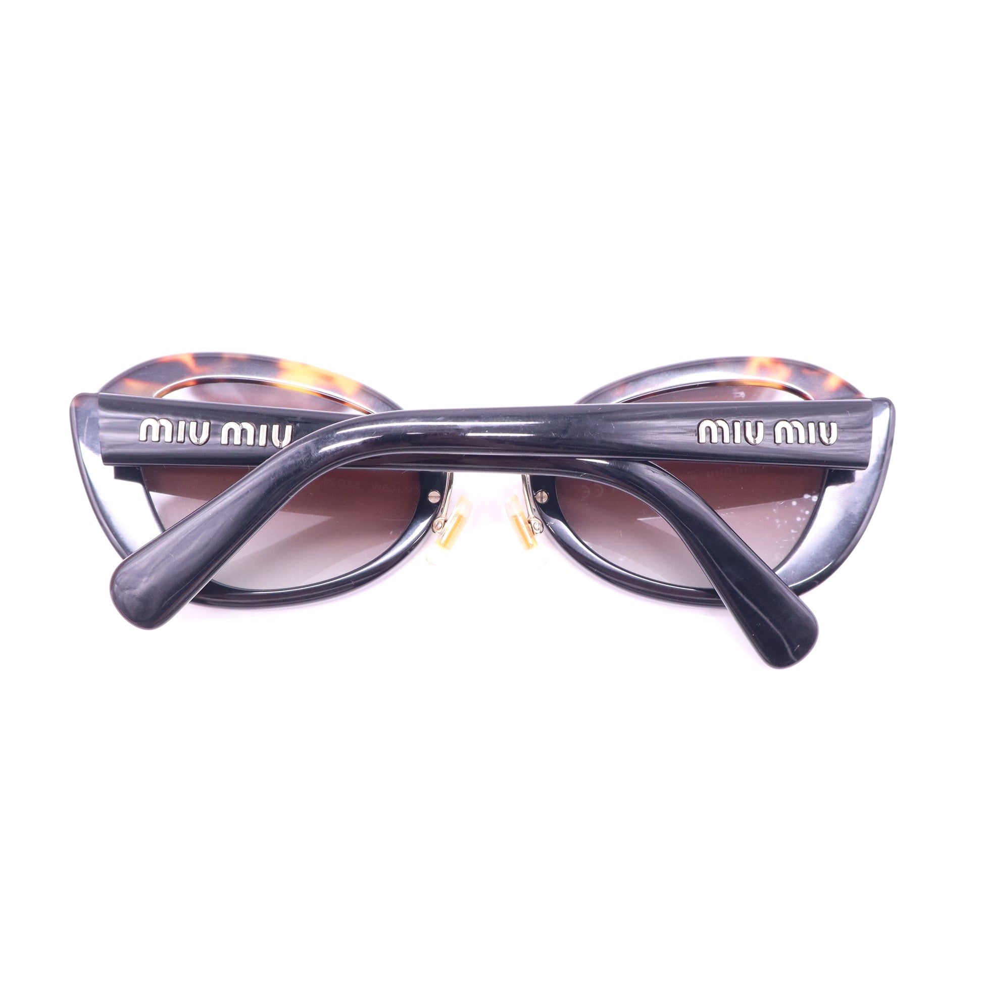 Miu Miu Noir Cat-Eye Tortoiseshell Sunglasses W21272