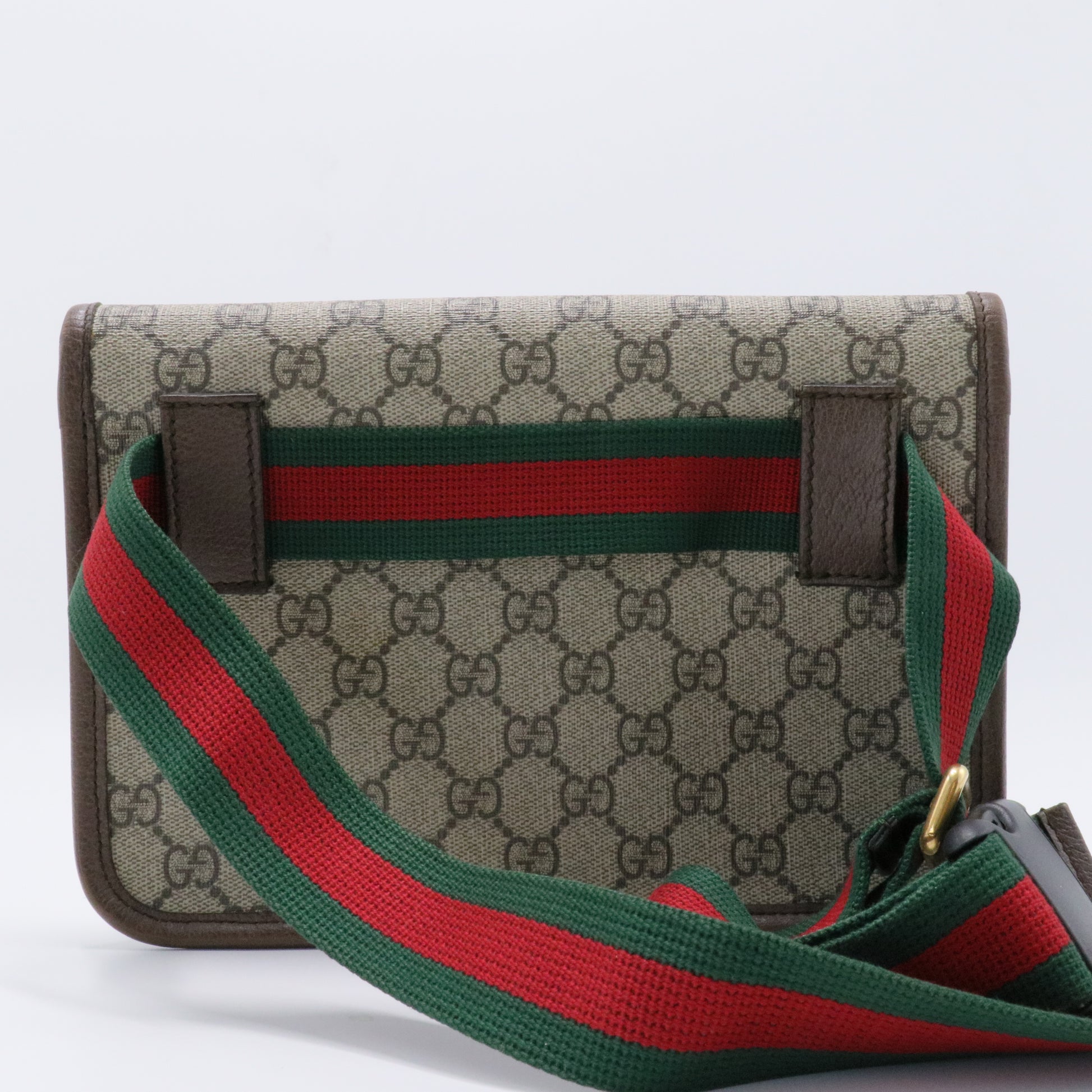 Neo Vintage Flap Belt Bag GG Coated Canvas