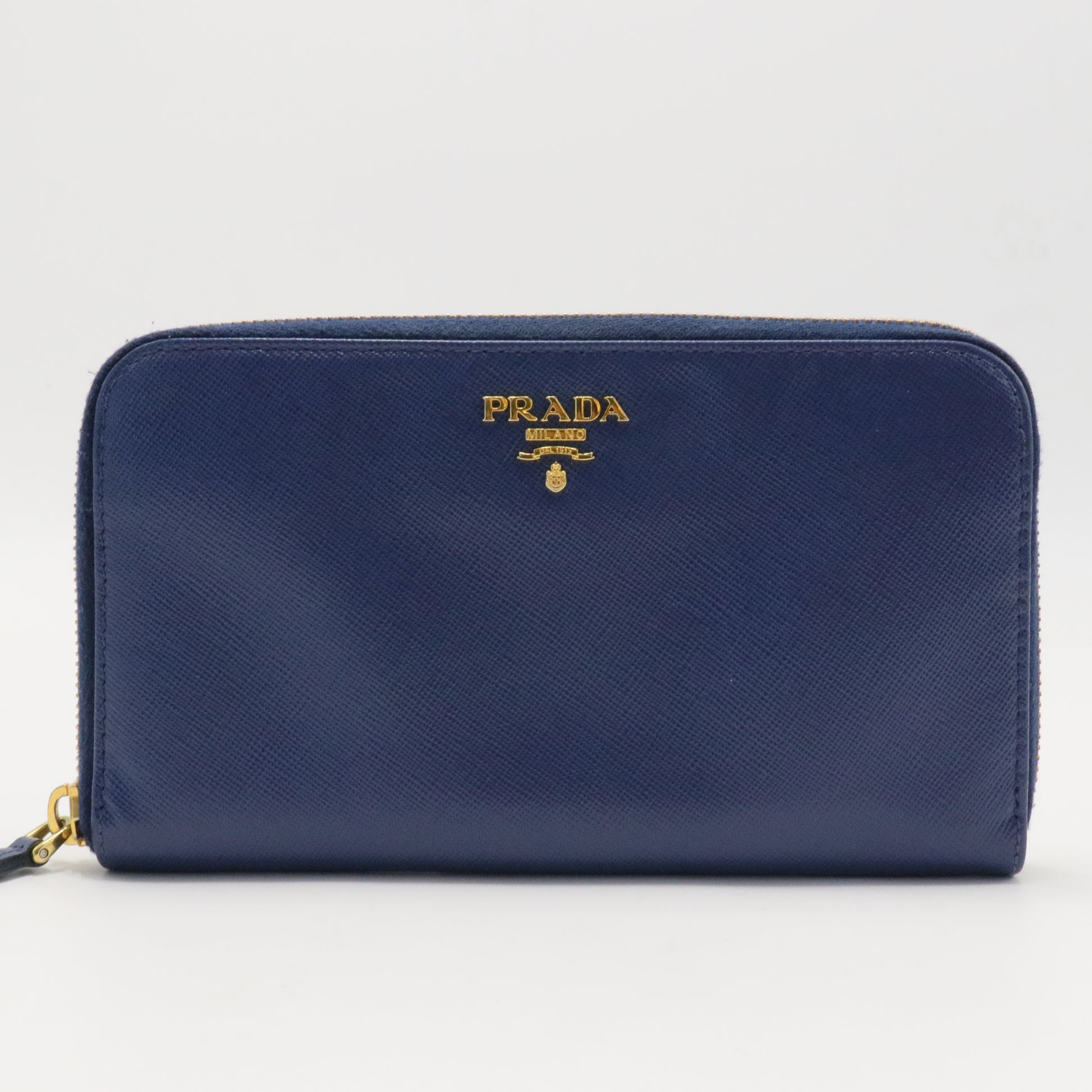 Saffiano Lux Leather Wristlet
