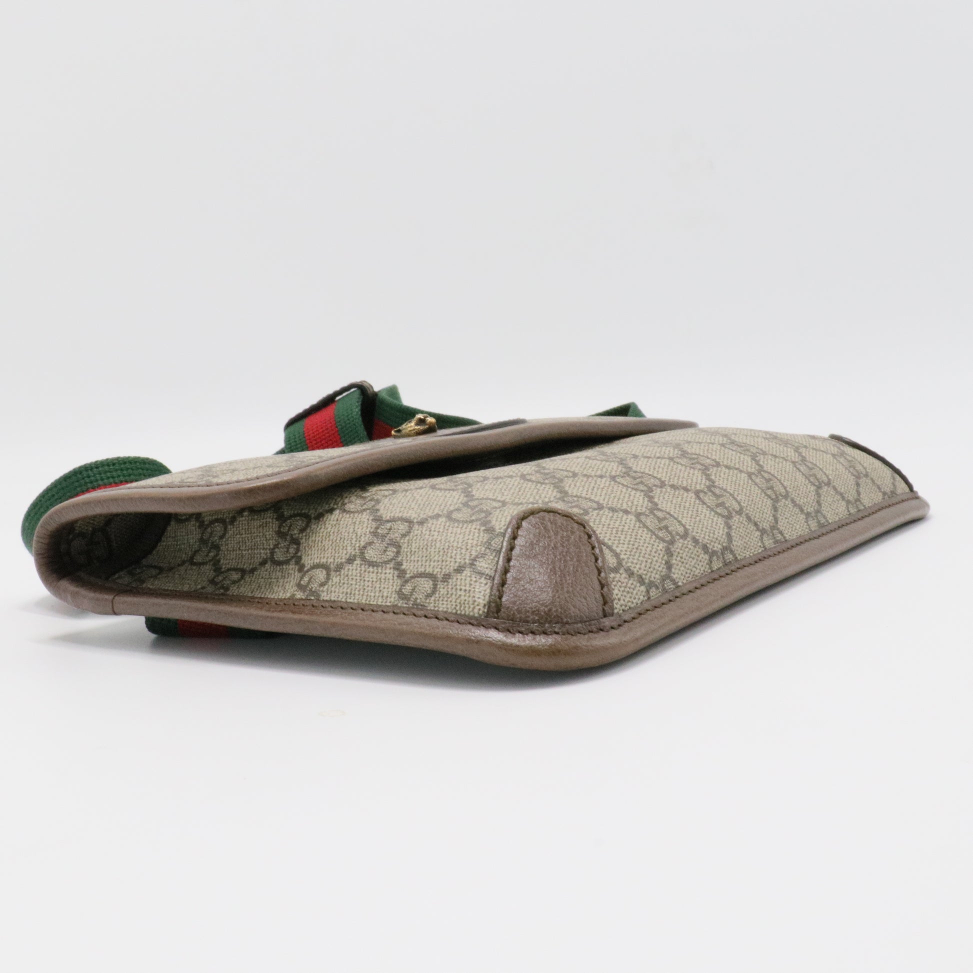Neo Vintage Flap Belt Bag GG Coated Canvas