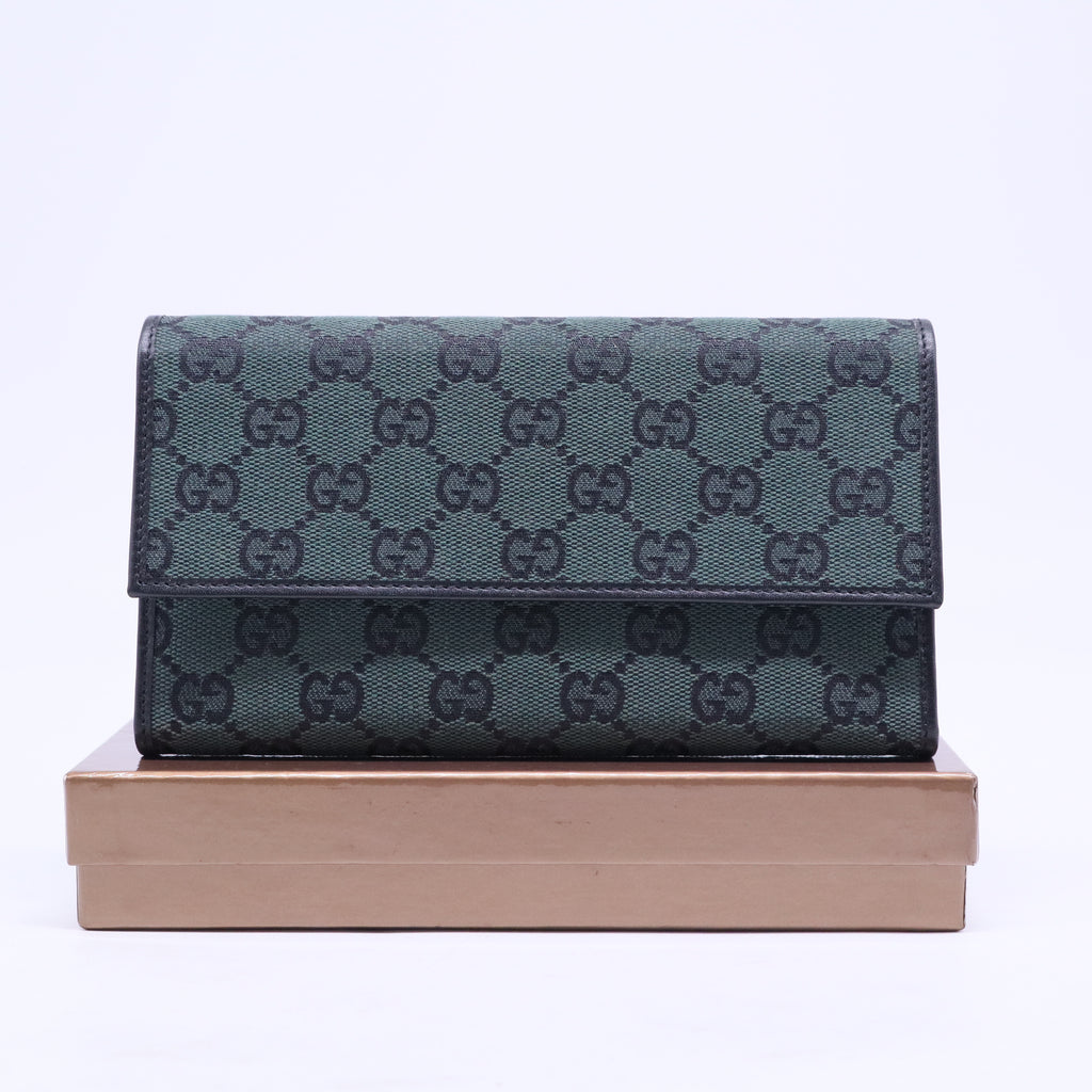 Woven GG Clutch Wallet