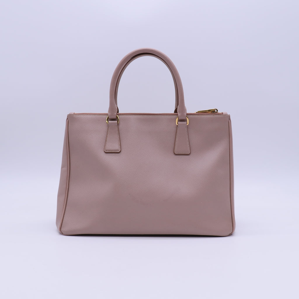 Prada Double Zip Lux Tote Saffiano Leather Large Twins B21876