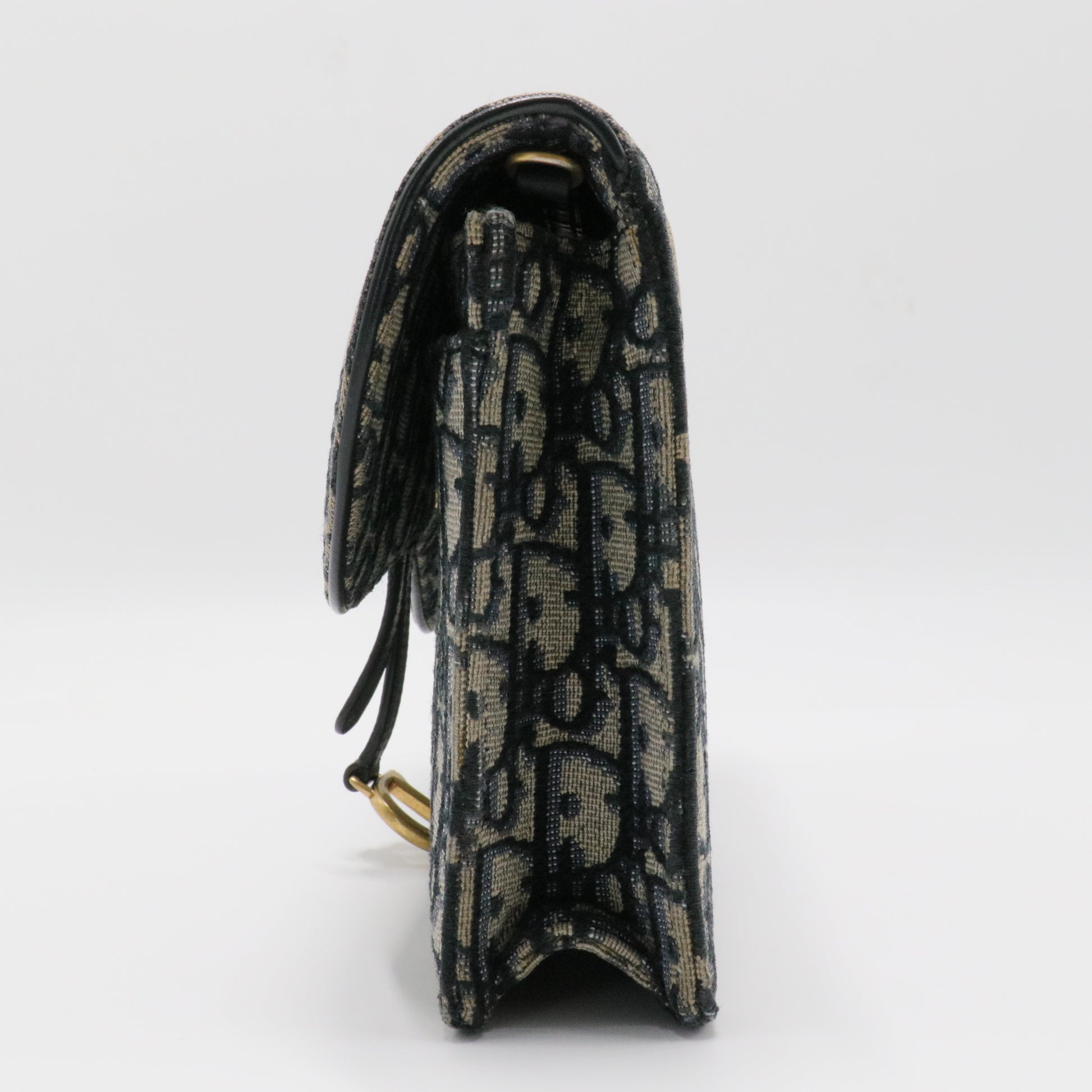 Oblique Jacquard Clutch