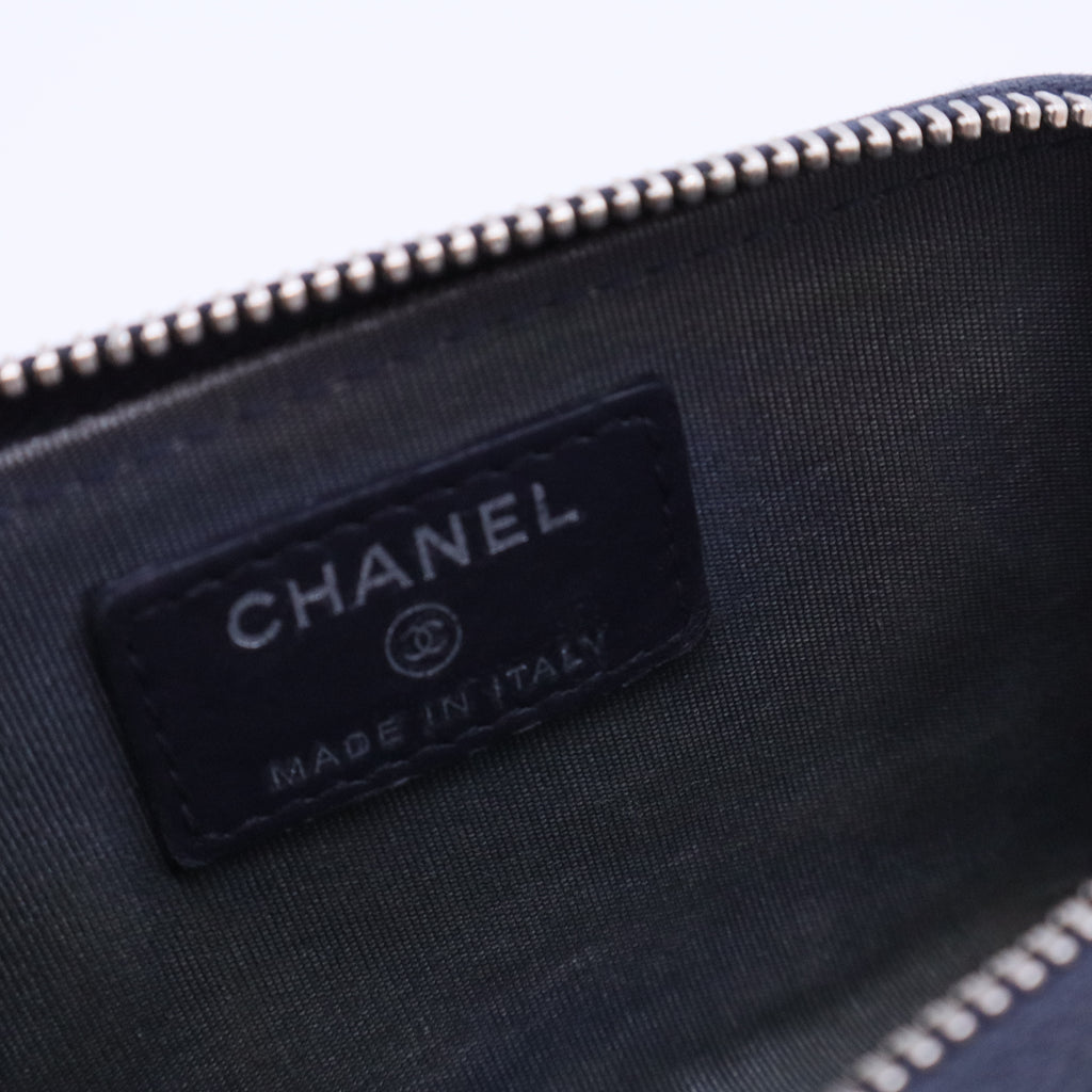 Lambskin Camellia Embossed Key Holder Case