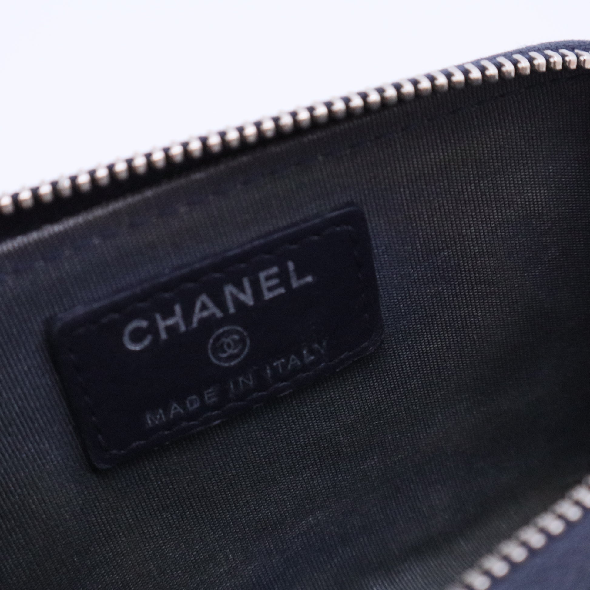 Lambskin Camellia Embossed Key Holder Case