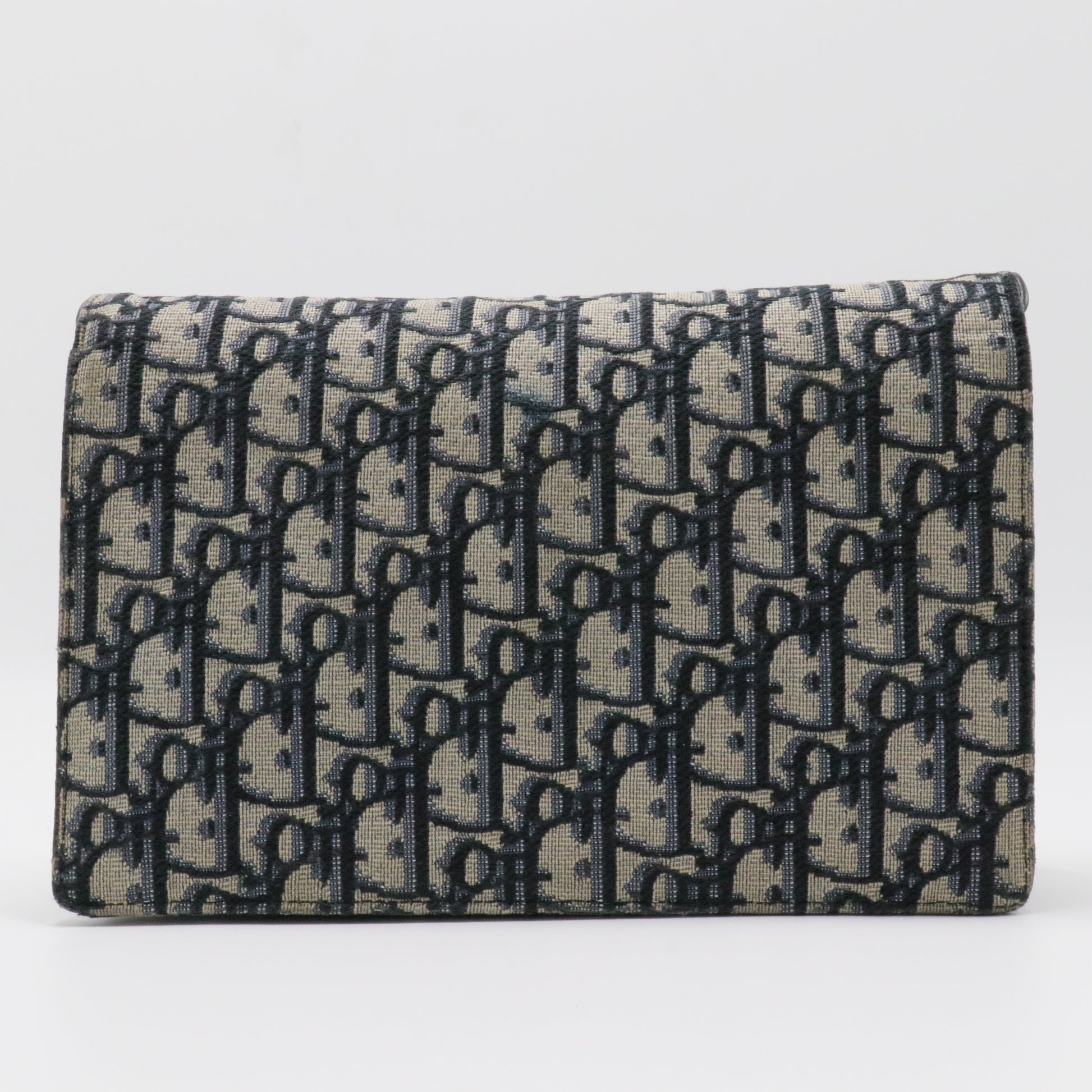 Oblique Jacquard Clutch
