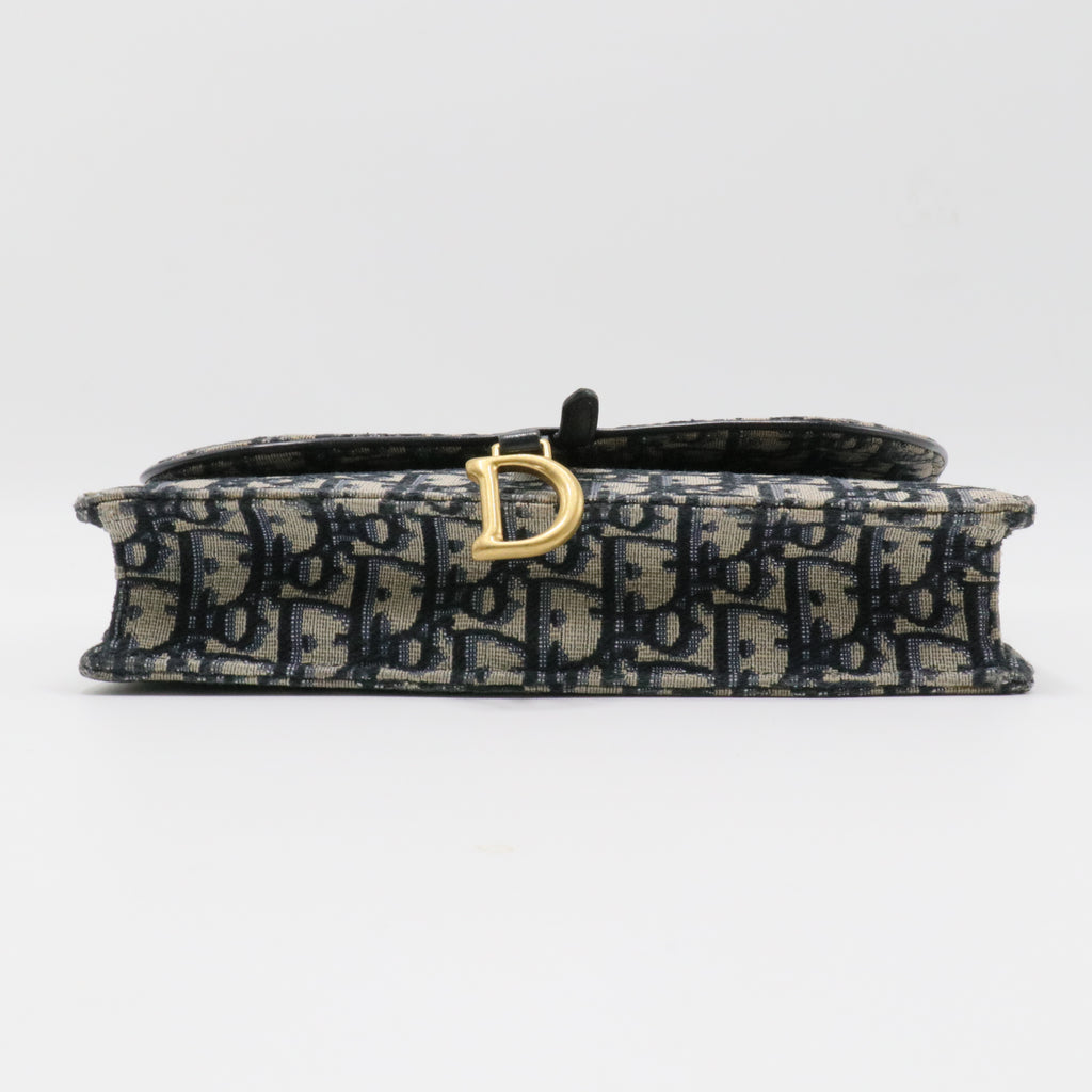 Oblique Jacquard Clutch