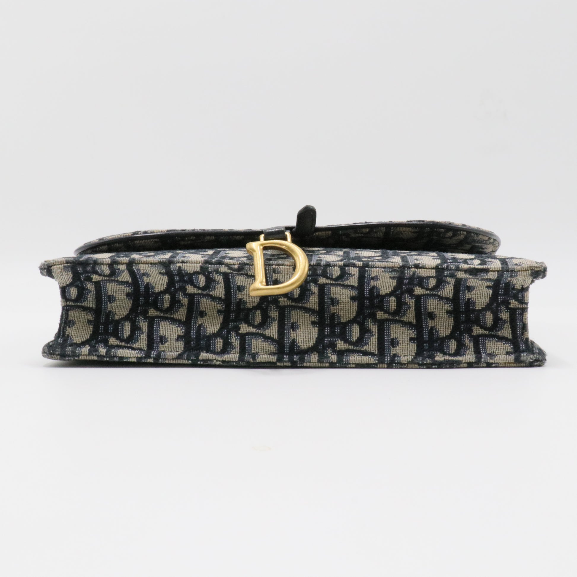 Oblique Jacquard Clutch