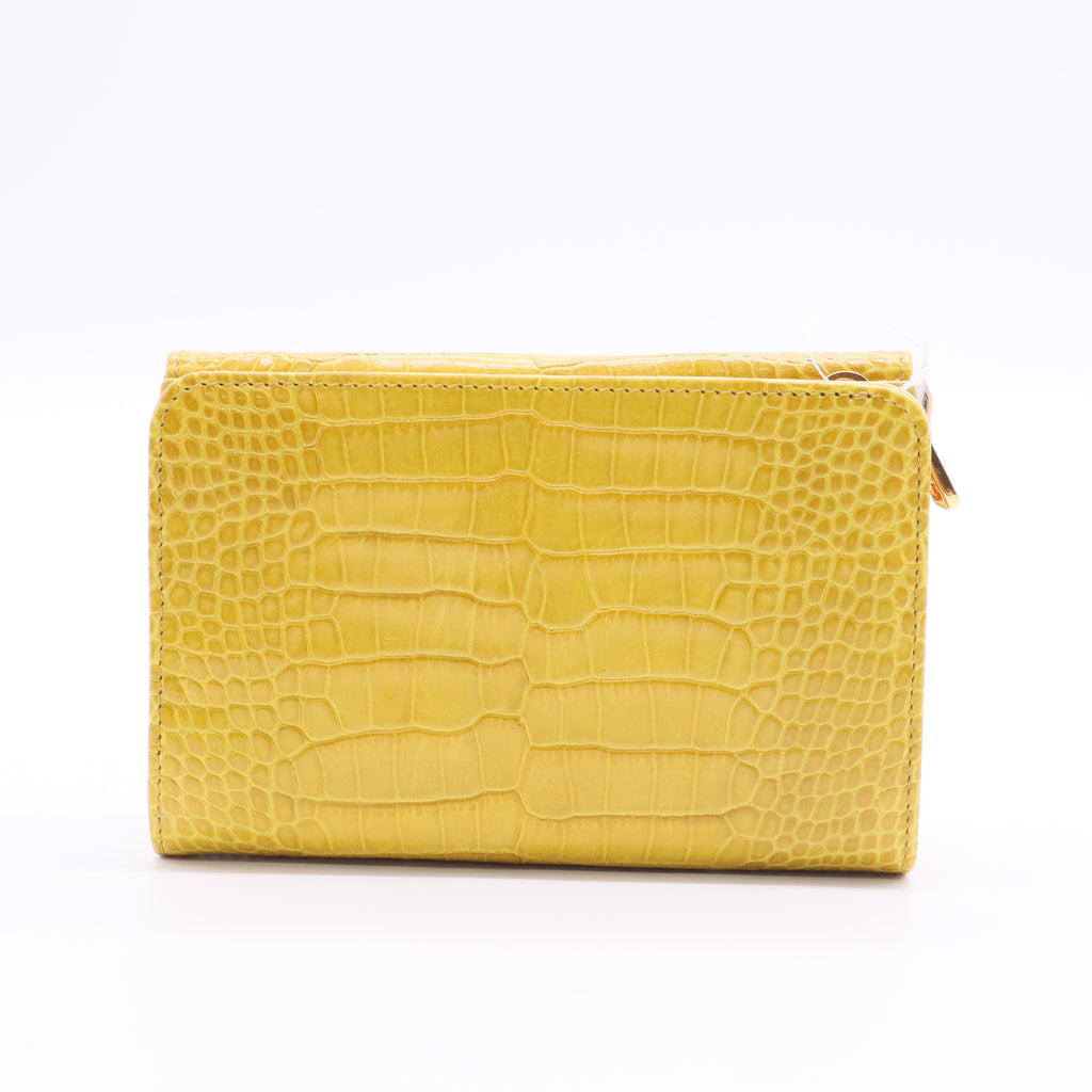 Miu Miu Crocodile Pattern Wallet Twins LDJ2647