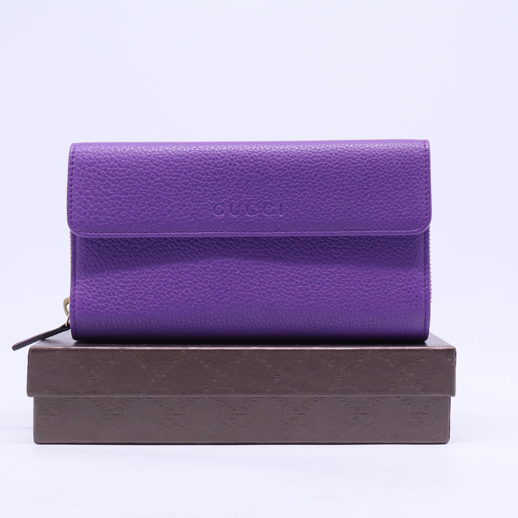 Late 2000's - Early 2010's Calfskin Continental Wallet W20671