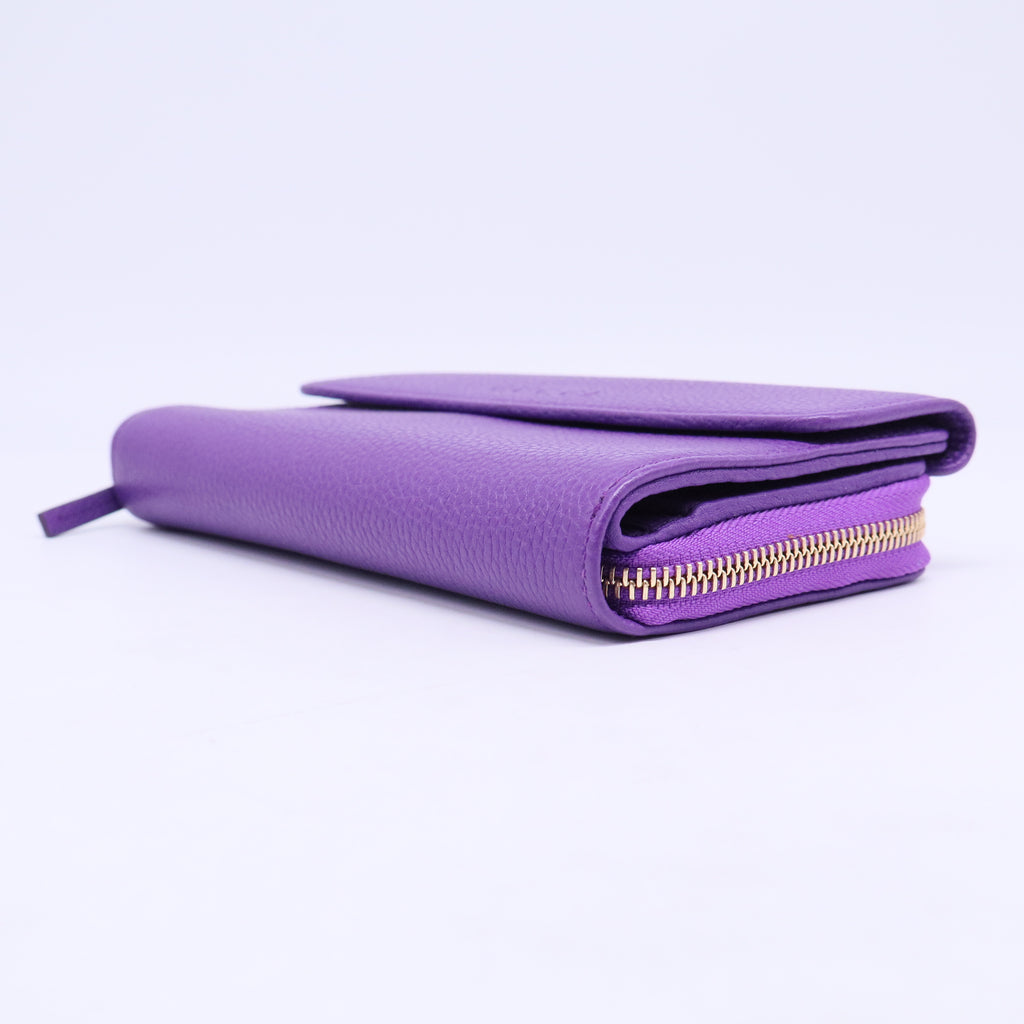 Late 2000's - Early 2010's Calfskin Continental Wallet W20671