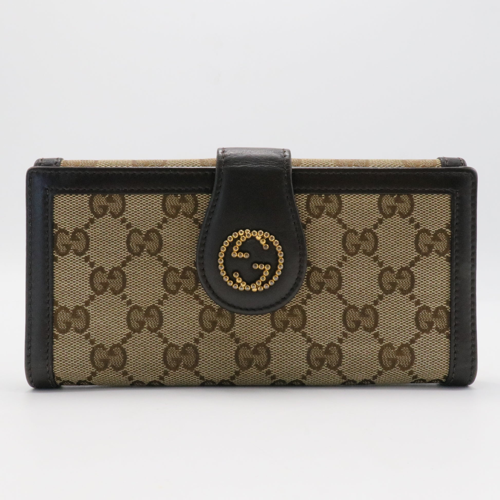 Monogram Scarlett Continental Wallet Dark Brown