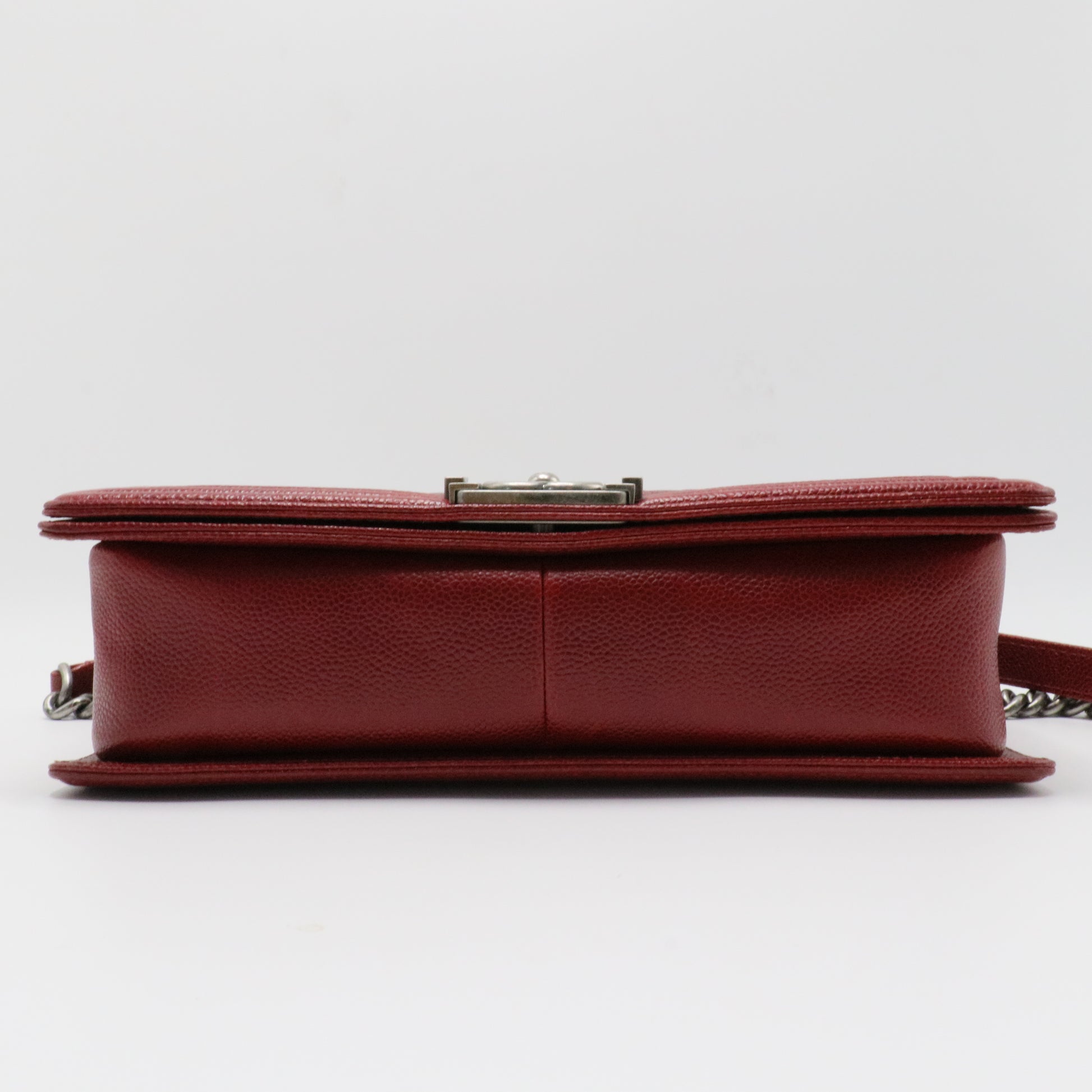 Boy Flap Bag Quilted Caviar New Medium