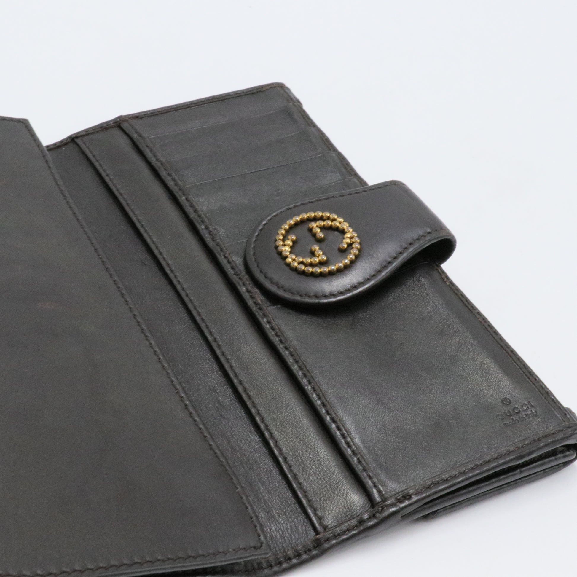 Monogram Scarlett Continental Wallet Dark Brown