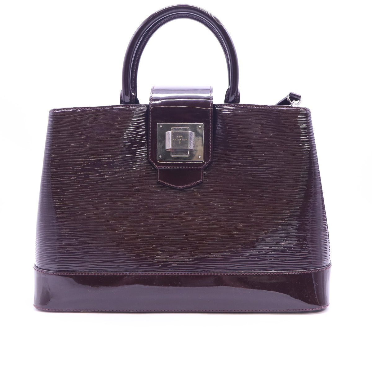 Prune Electric Epi Leather Mirabeau Bag Twins LDJ6711