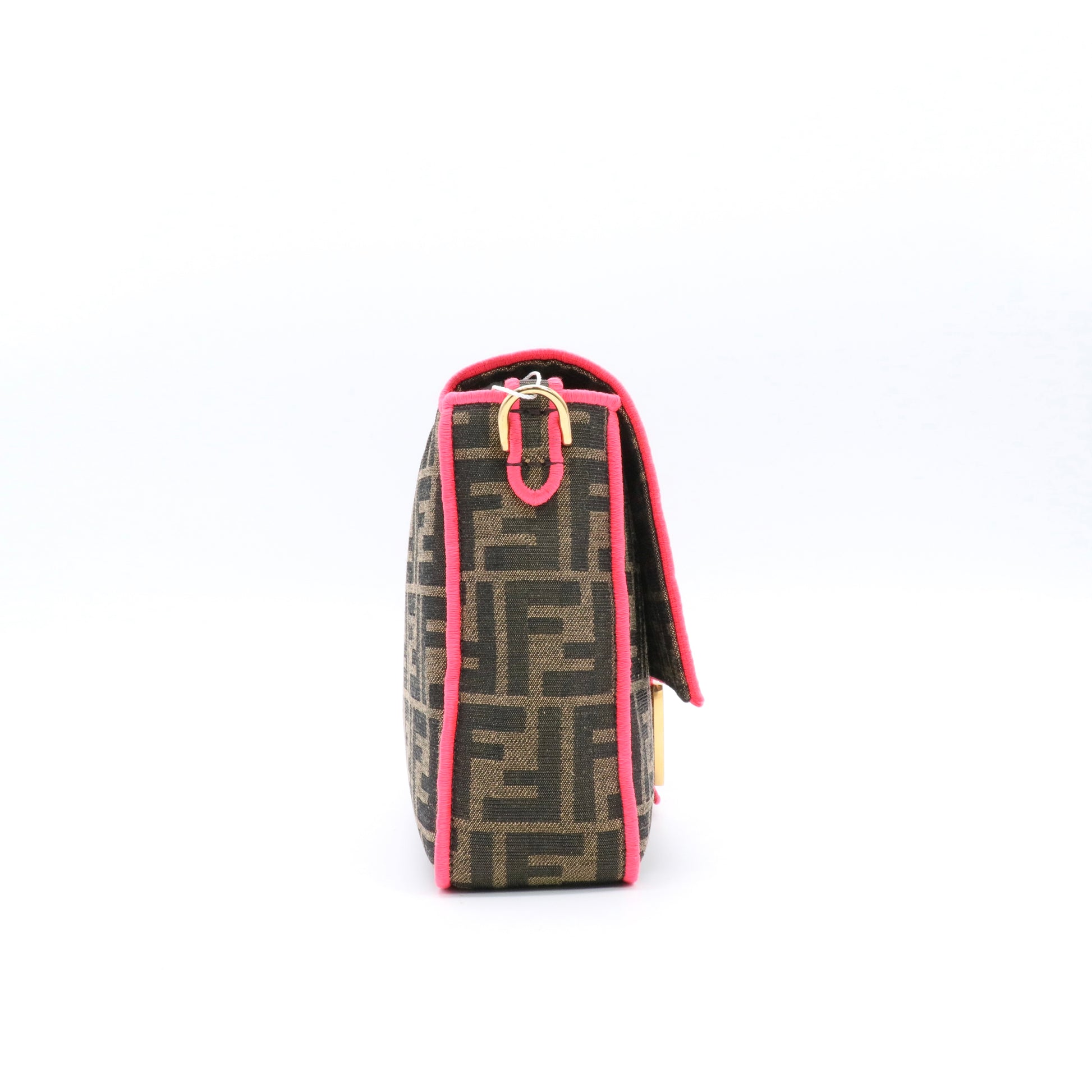 Zucca Fluo Trim Baguette Satchel twins