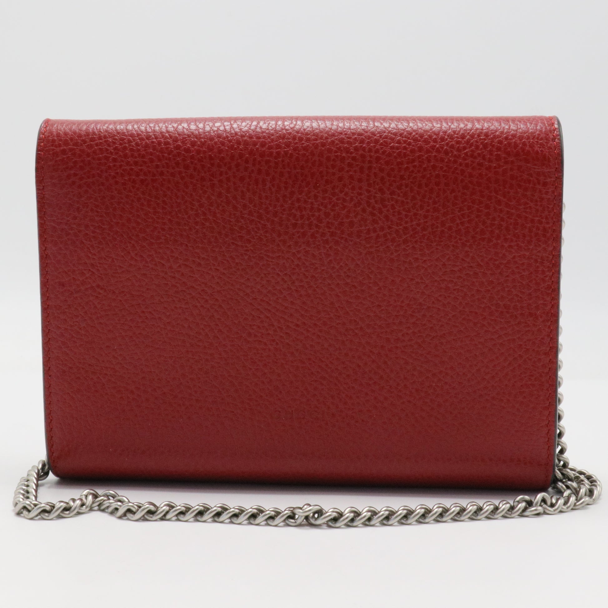 Dionysus Chain Wallet GG Coated Canvas Small